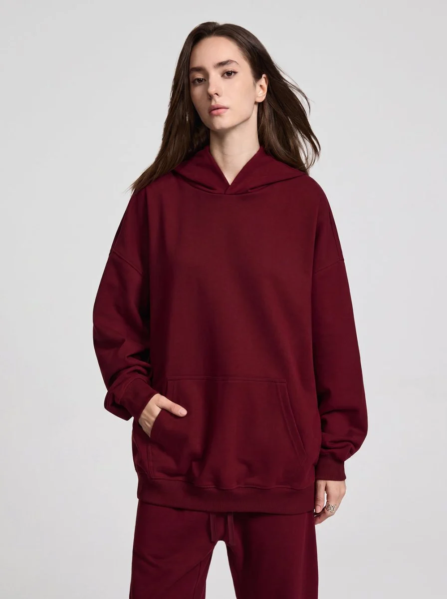 Heavyweight Plain French Terry Hoodie - Imagen 5