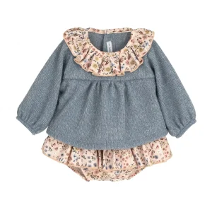 CONJUNTO DOS PIEZAS CUBRE PAÑAL Y JERSEY URDINA