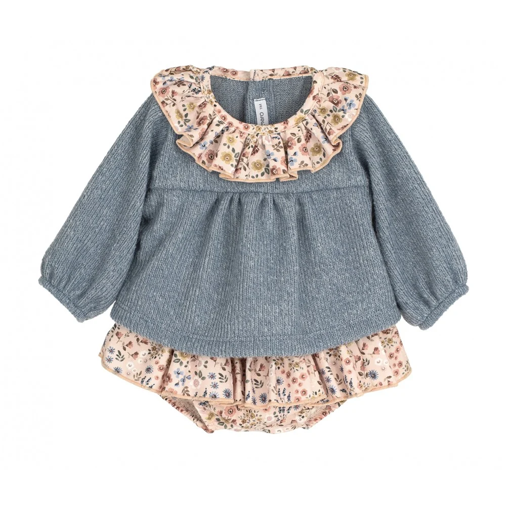 CONJUNTO DOS PIEZAS CUBRE PAÑAL Y JERSEY URDINA