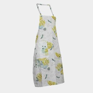 Delantal ‘unisex’ con estampado ‘limones’
