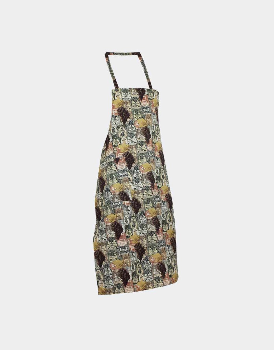 Delantal ‘unisex’ estampado de ‘vino-uvas’ - Imagen 2