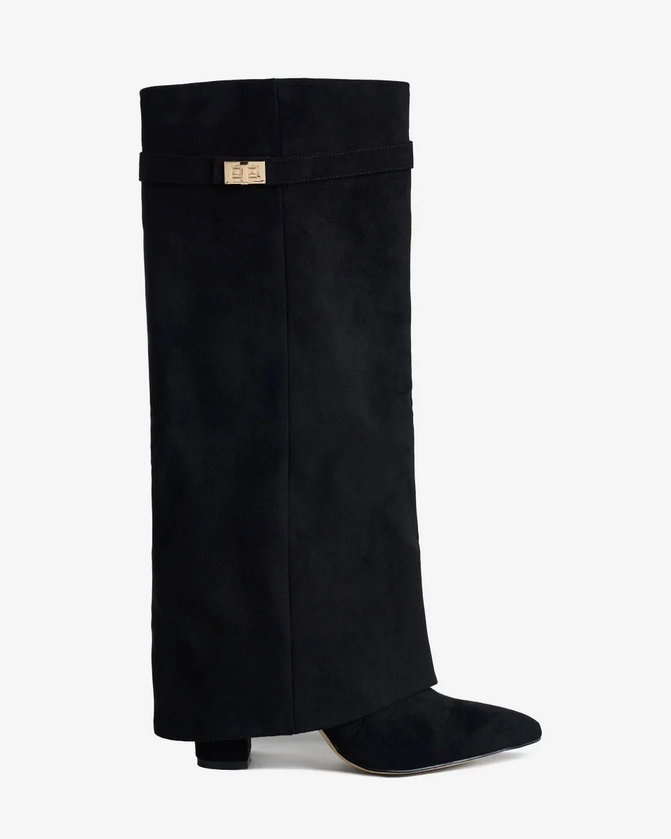 Botas altas de ante Lavista - Negro - Imagen 2