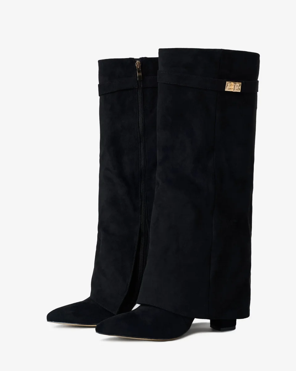 Botas altas de ante Lavista - Negro - Imagen 6