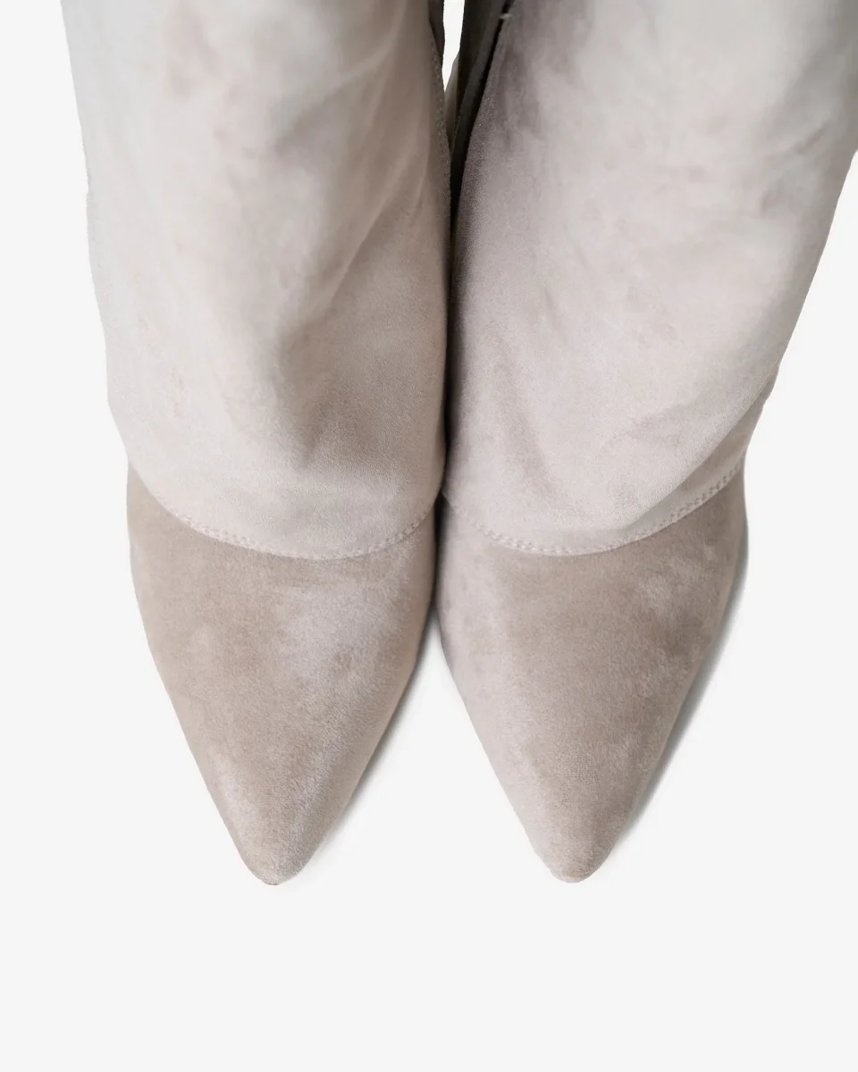 Botas altas de ante Lavista - Gris topo - Imagen 6