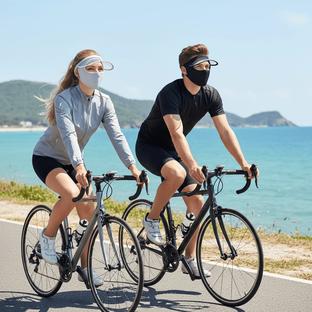Sun Protection Brim Face Mask - Imagen 8
