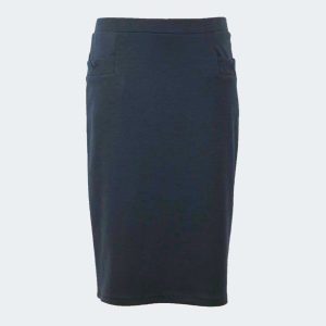 Falda de mujer INVIERNO con goma en la cintura y bolsillos