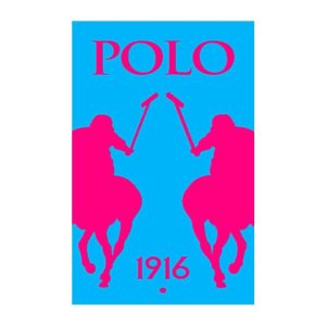 Toalla Playa Algodón Polo Rosa de Ferré