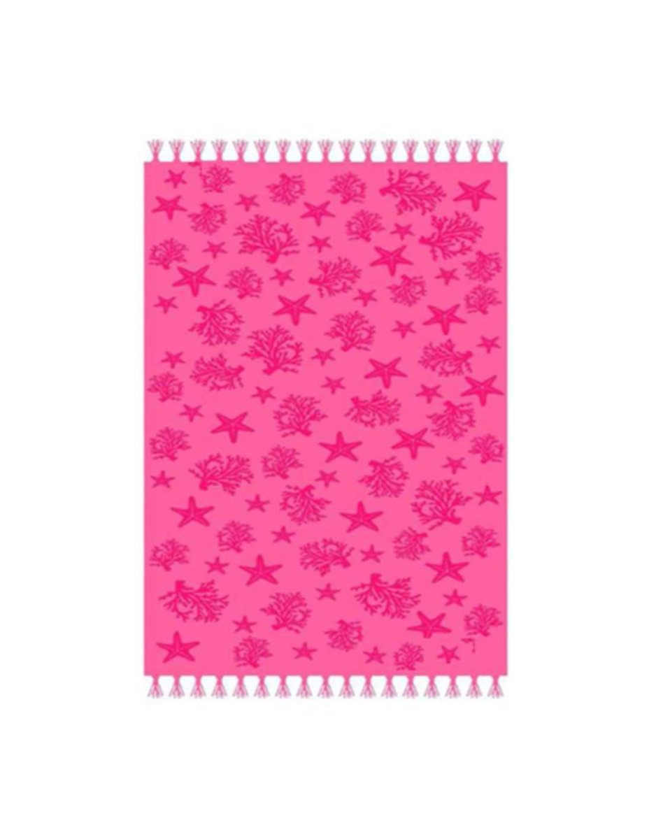 Toalla Playa de Algodón Egipcio Rosa Estrellas de Ferré - Imagen 2