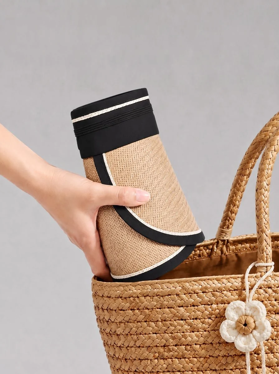 Foldable UPF50+Straw Hat - Imagen 7