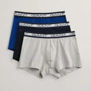Pack de Tres Bóxers Básicos Gant. Light Grey Melange