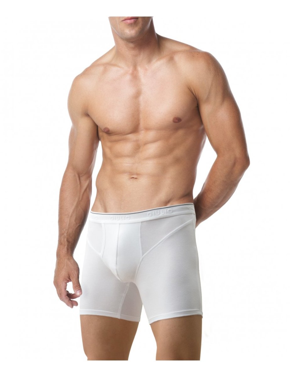 Bóxer Lycra Liso Blanco Giulio - Imagen 2