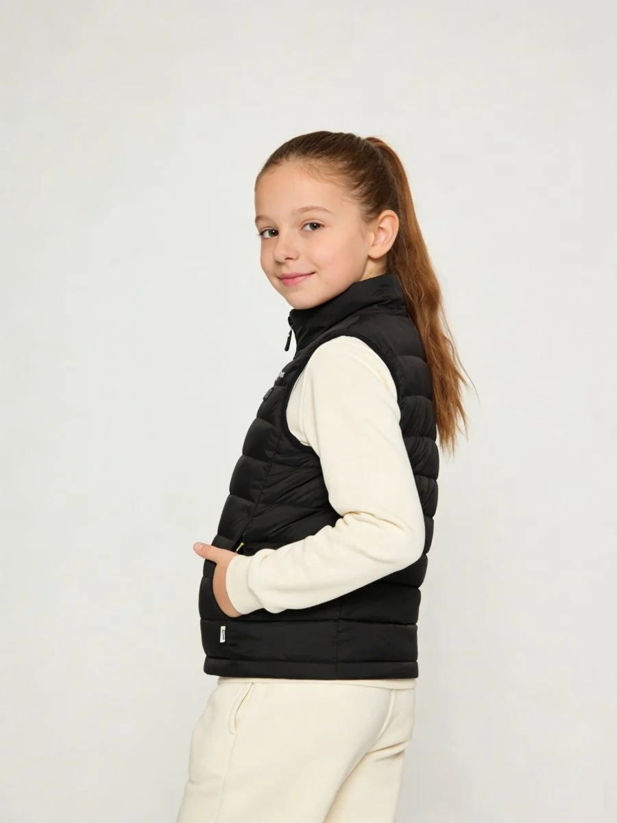 Girls Duck Down Heated Gilet - Imagen 4