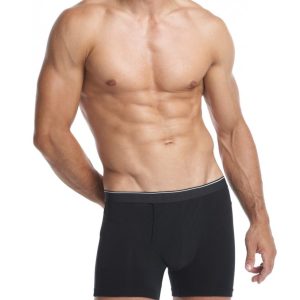 Bóxer Lycra Liso Negro Giulio