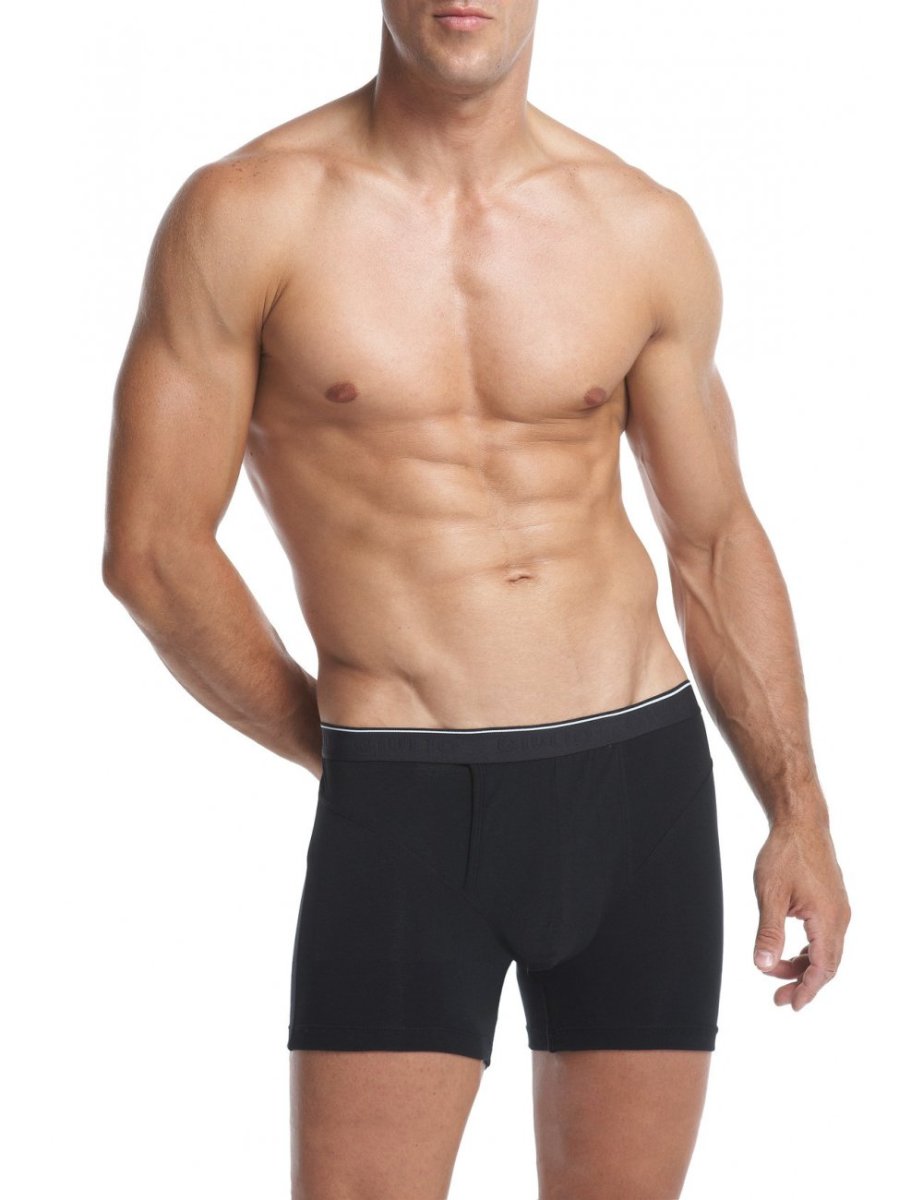 Bóxer Lycra Liso Negro Giulio
