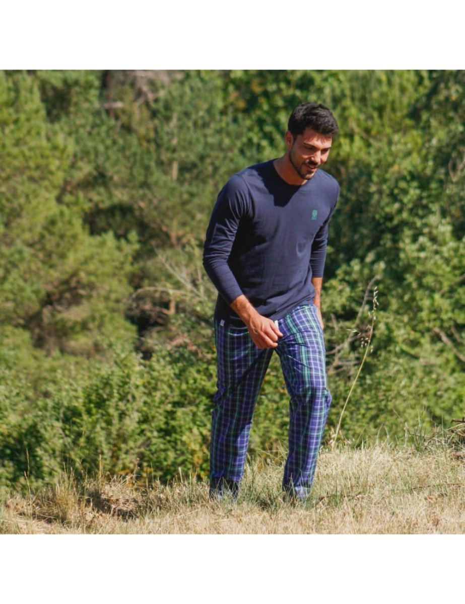 Pijama Combinado Cuadros Kive de Giulio. - Imagen 4
