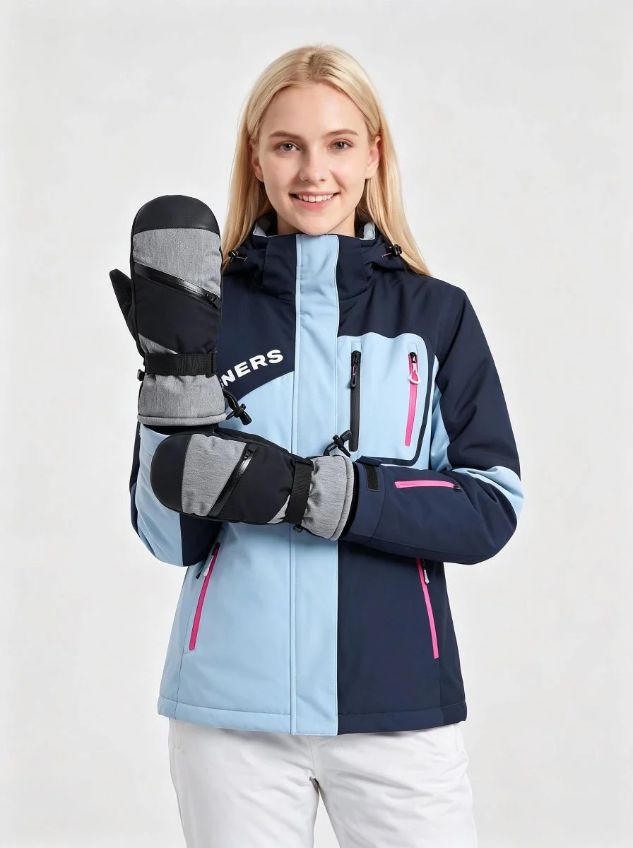 Insulated Winter Snowboard Mittens - Imagen 3