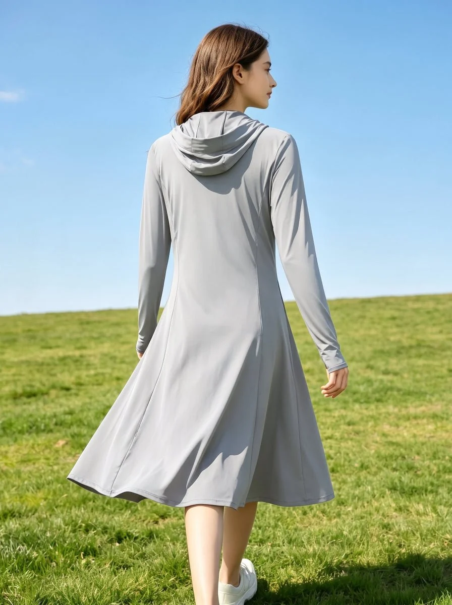 Longline Hooded UV Protection Jacket - Imagen 7