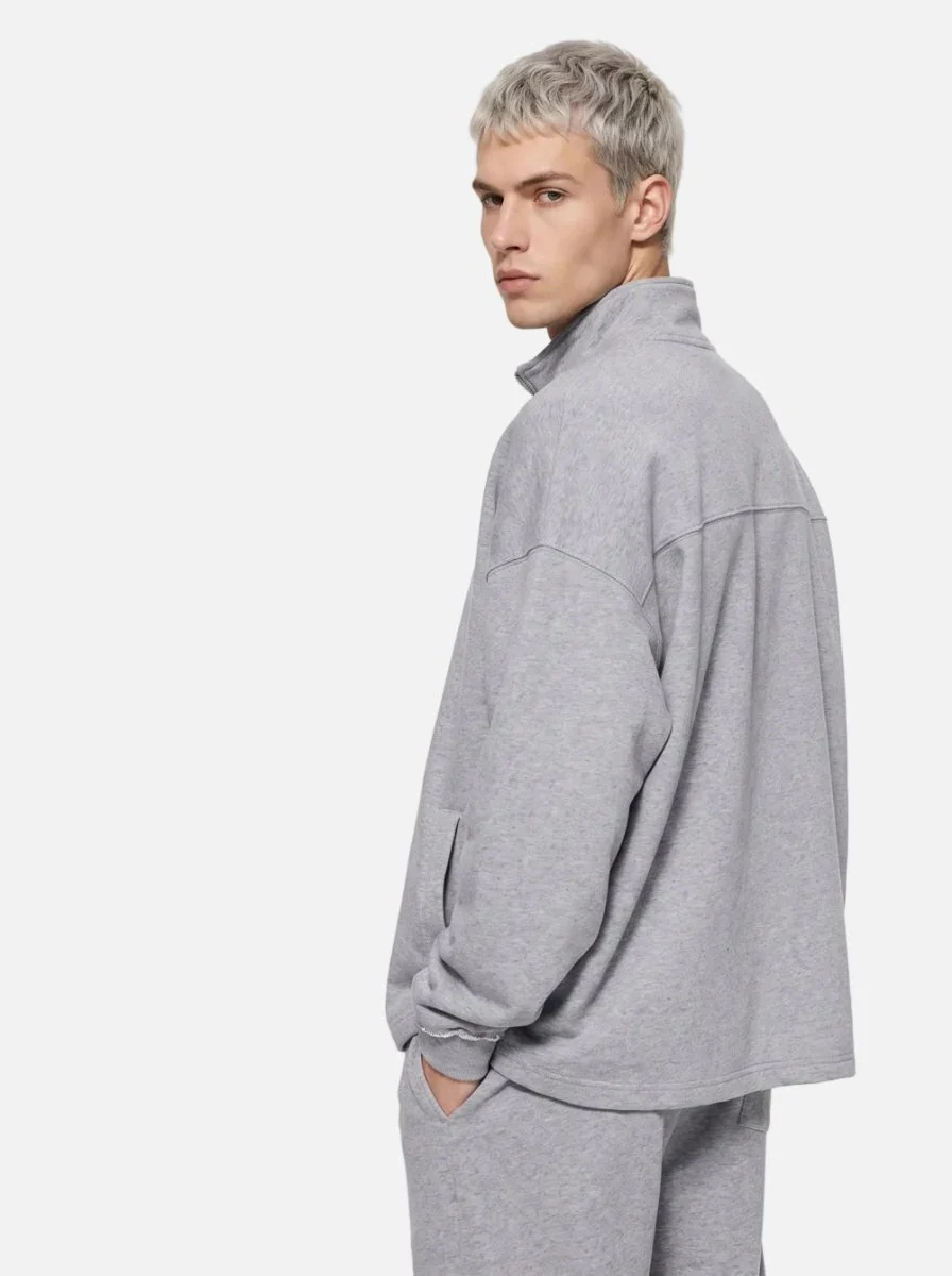 Quarter-Zip Mock Neck Pullover - Imagen 9