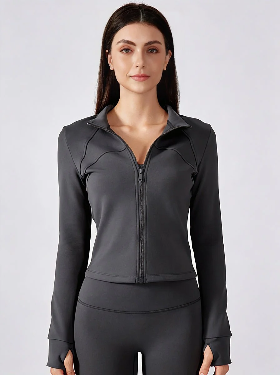 Cropped Windbreaker Jacket - Imagen 5