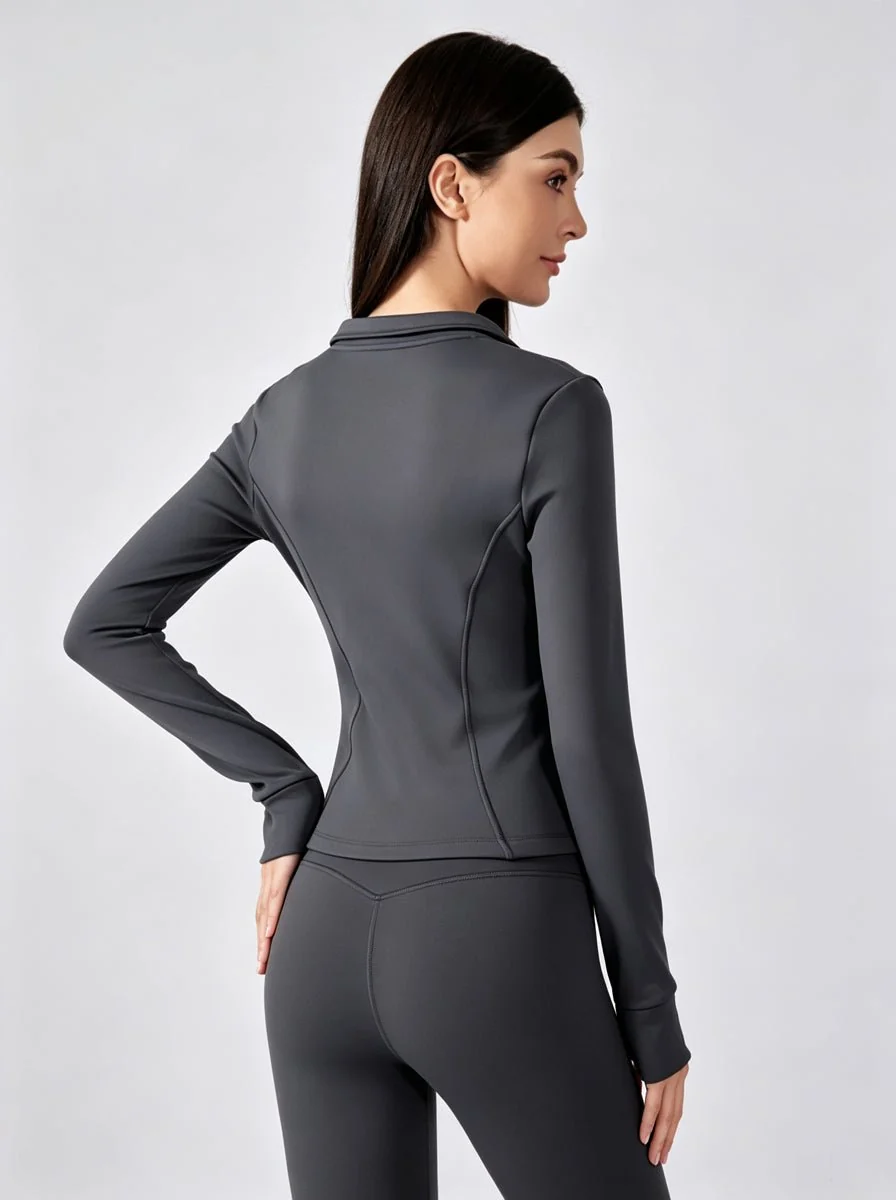 Cropped Windbreaker Jacket - Imagen 8