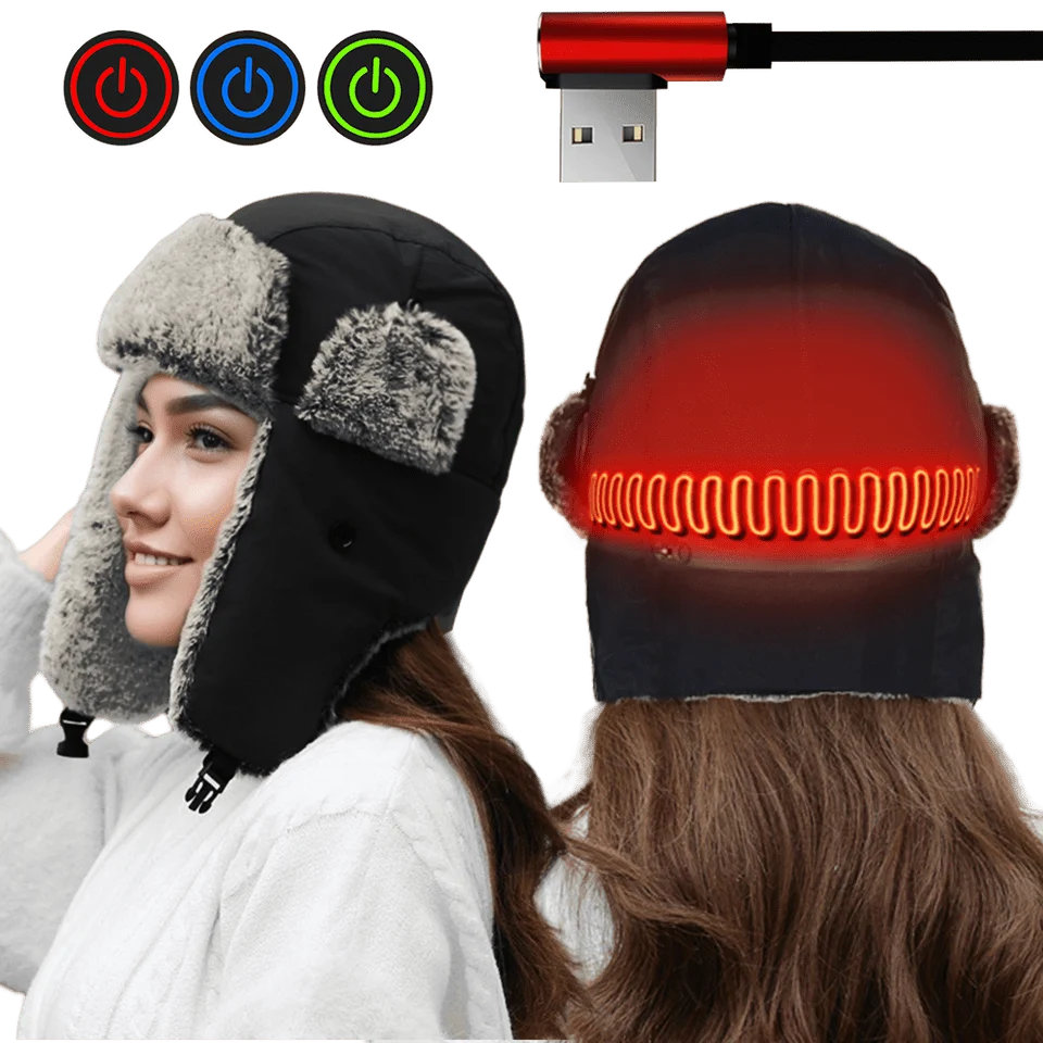 Women's Heated Trapper Hat - Imagen 6