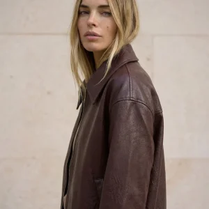 Chaqueta Vintage de Ecopiel Rubina –  Rubí