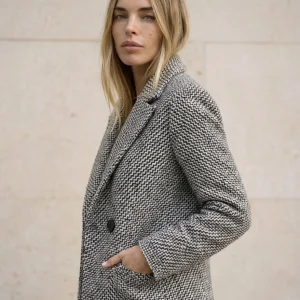 Abrigo elegante Claudia – Gris