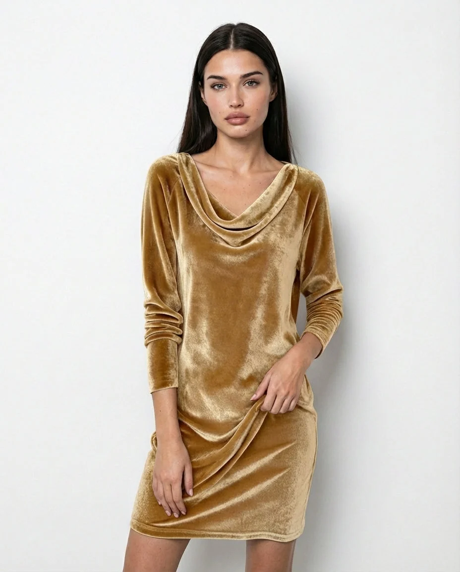 Frosina – Vestido de Terciopelo Elegante & Corte Favorecedor - Imagen 6