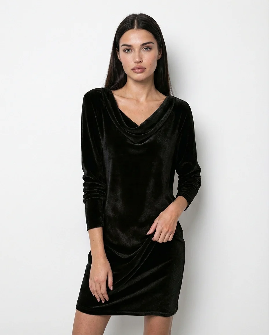 Frosina – Vestido de Terciopelo Elegante & Corte Favorecedor - Imagen 8
