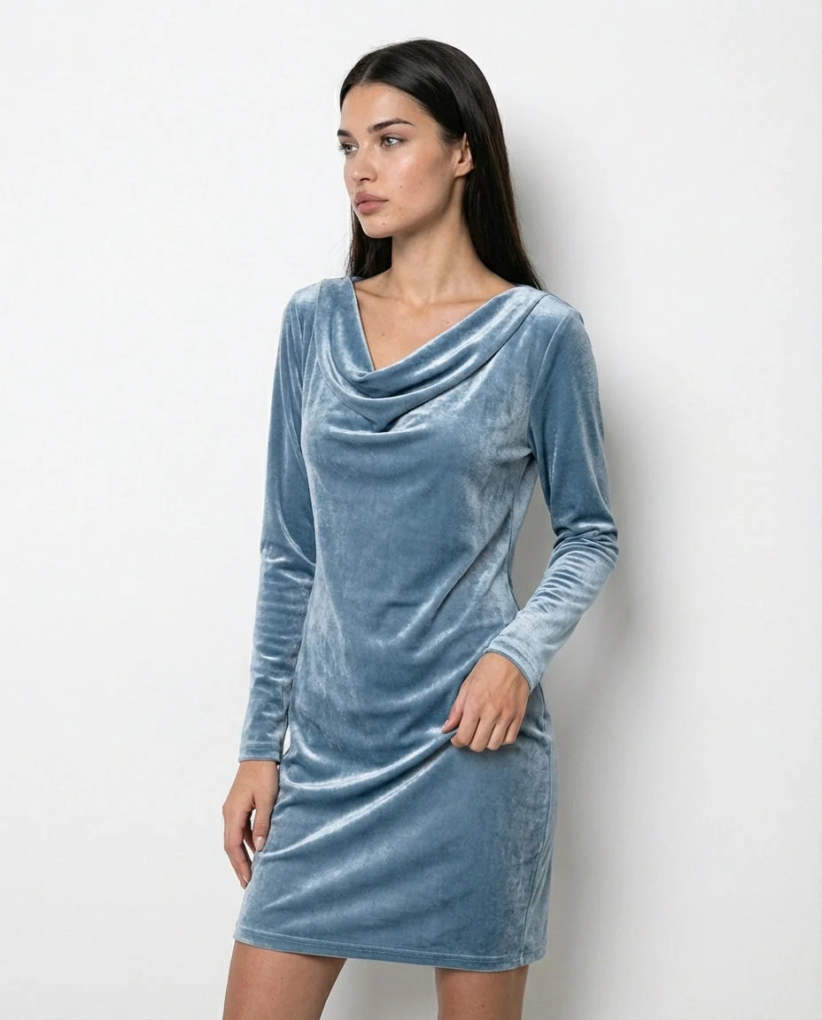 Frosina – Vestido de Terciopelo Elegante & Corte Favorecedor - Imagen 9