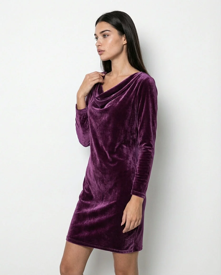 Frosina – Vestido de Terciopelo Elegante & Corte Favorecedor - Imagen 5