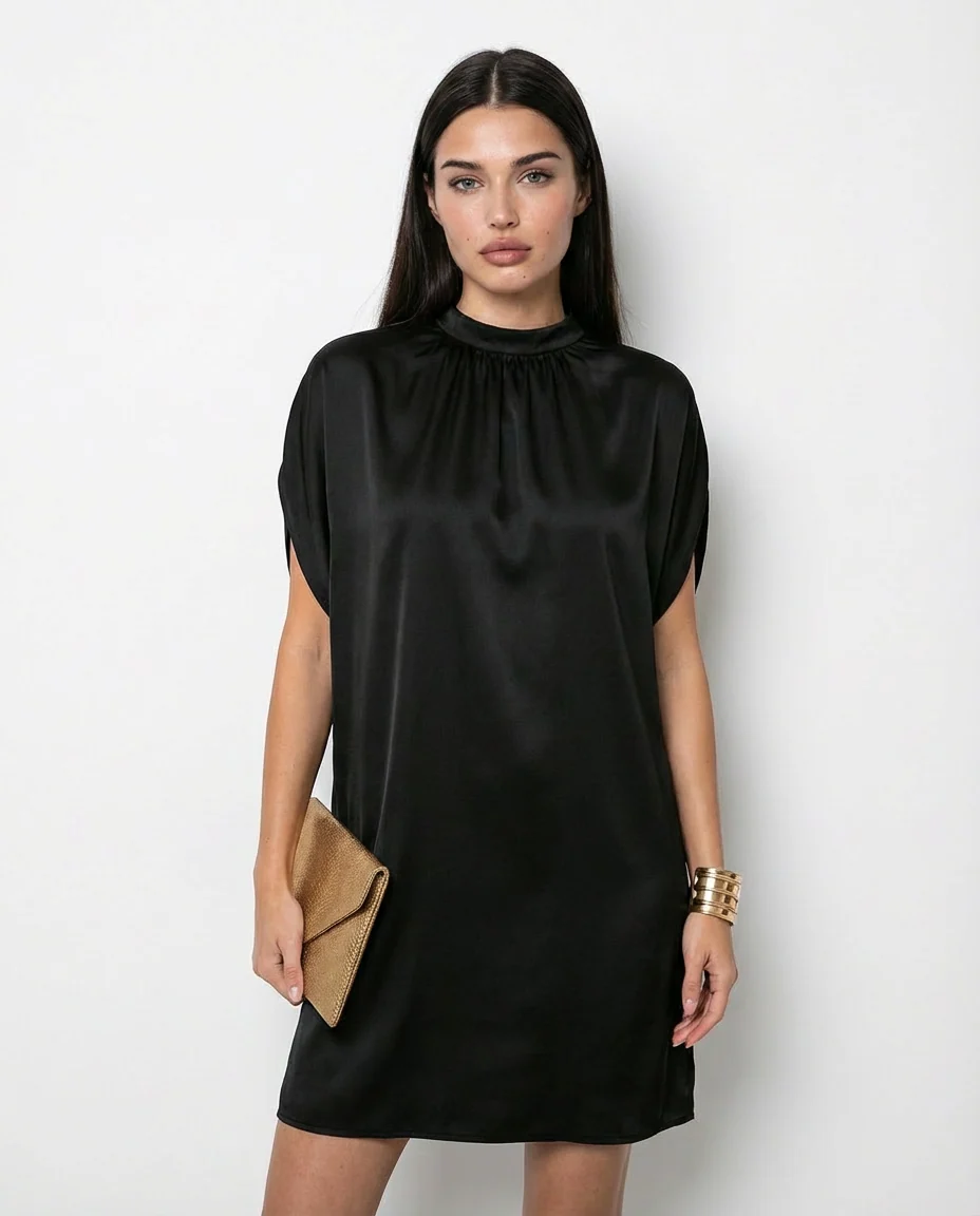 Vestido Elegante y Desenfadado Trudy – Negro