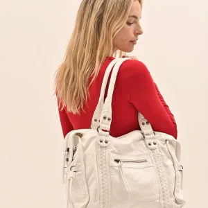 Bolso urbano vintage - Blanco