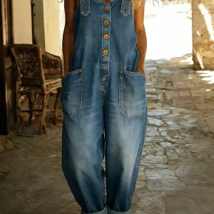 Mono vaquero casual con hebilla ajustable - Rocio