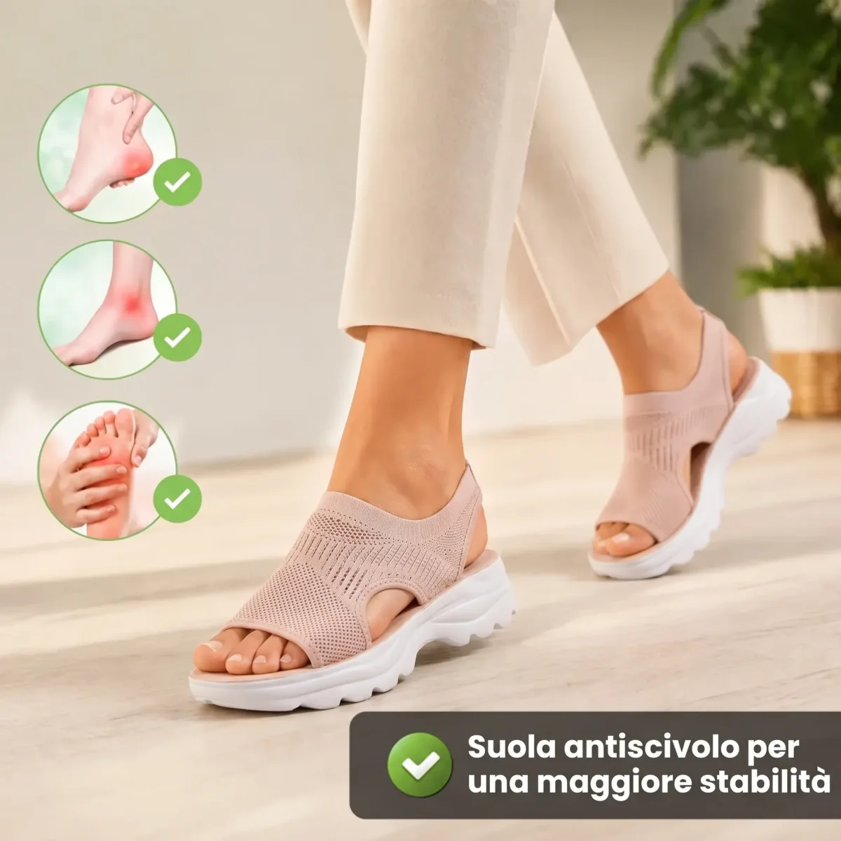 Noara Sandalias Ortopédicas Antideslizantes - Imagen 9
