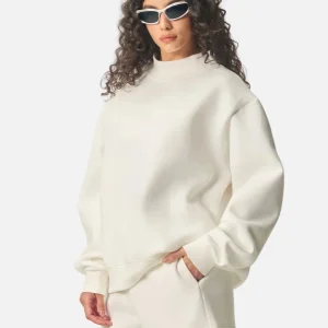 Heavyweight Fleece Mock Neck Pullover