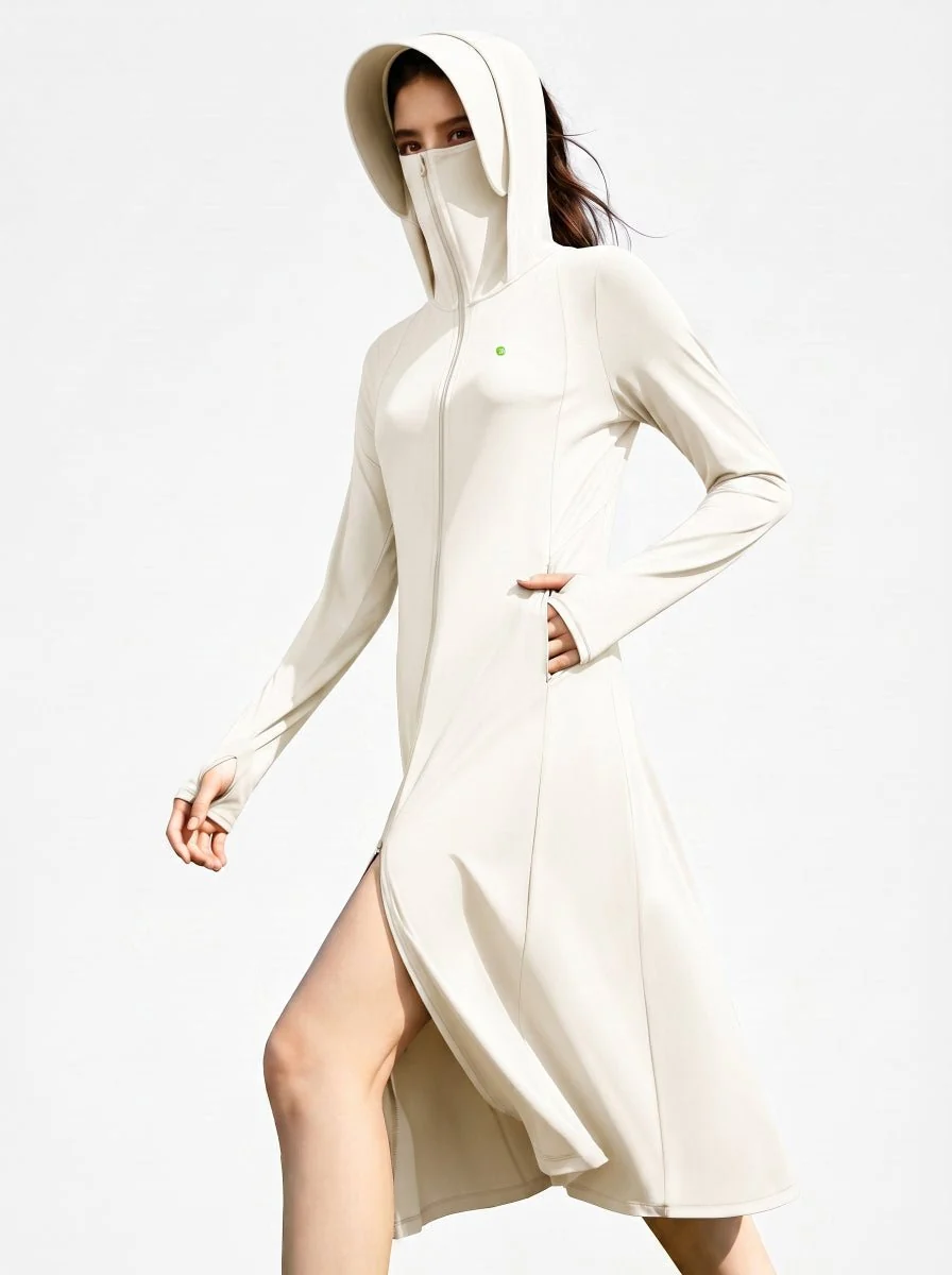 Longline Hooded UV Protection Jacket - Imagen 4