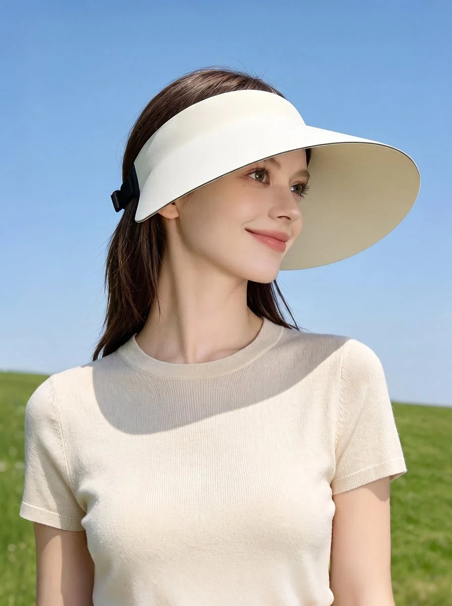 Wide Brim Foldable Visor Hat UPF50+ - Imagen 2