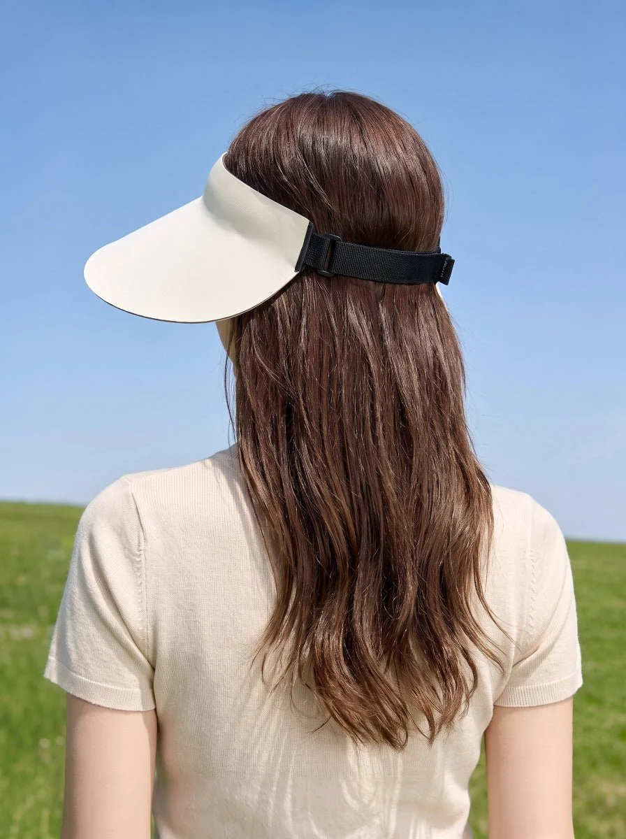 Wide Brim Foldable Visor Hat UPF50+ - Imagen 4