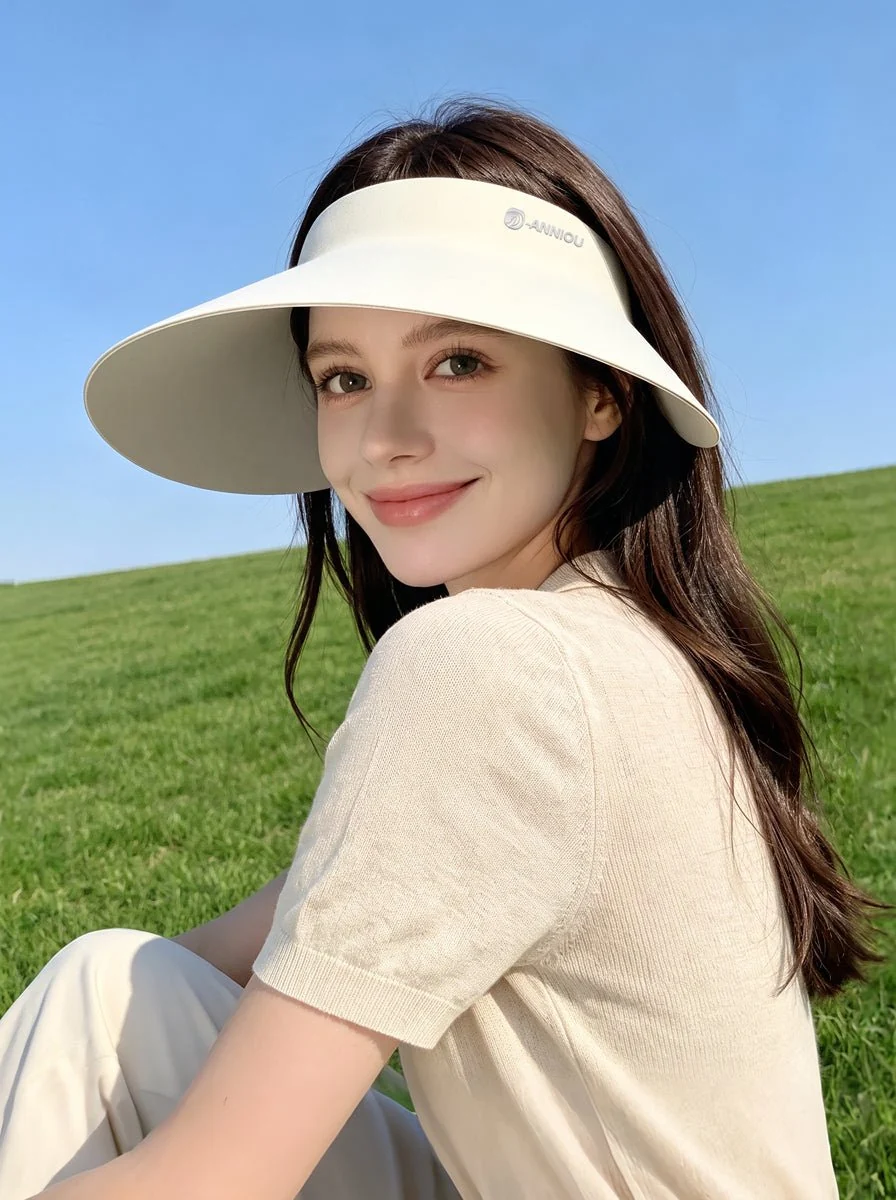 Wide Brim Foldable Visor Hat UPF50+ - Imagen 3