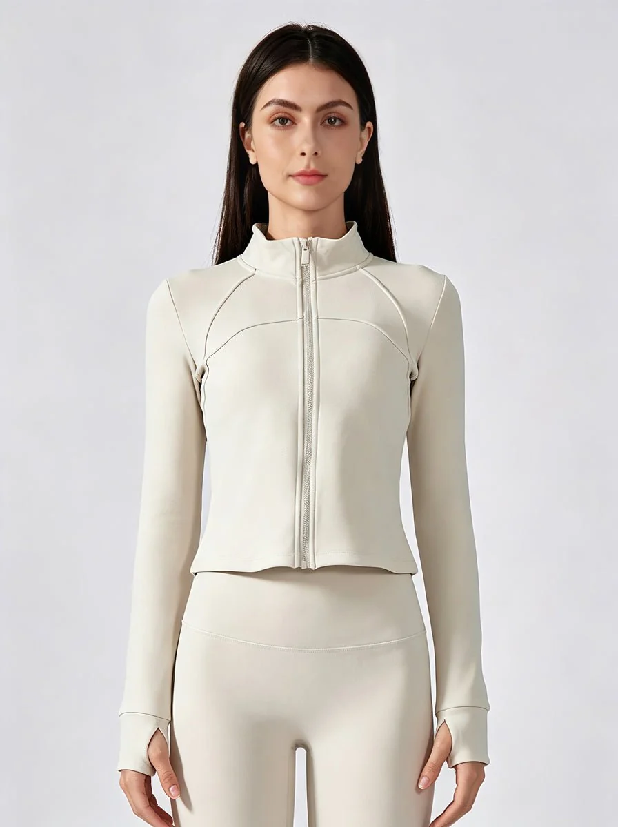 Cropped Windbreaker Jacket - Imagen 4