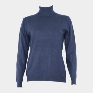 Jersey mujer de punto cuello alto, un básico