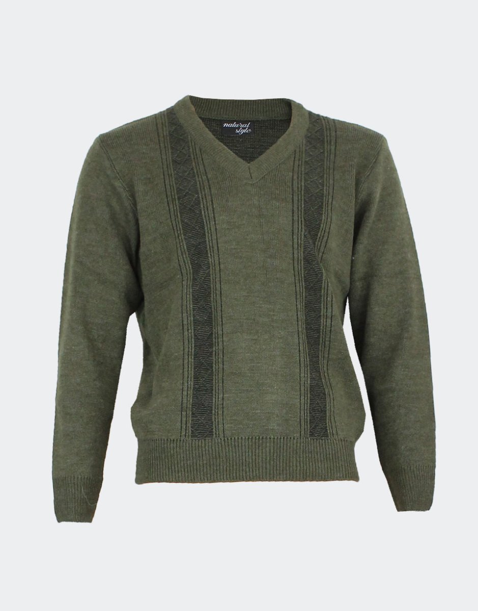 Pullover hombre con cenefa en el delantero - Imagen 3