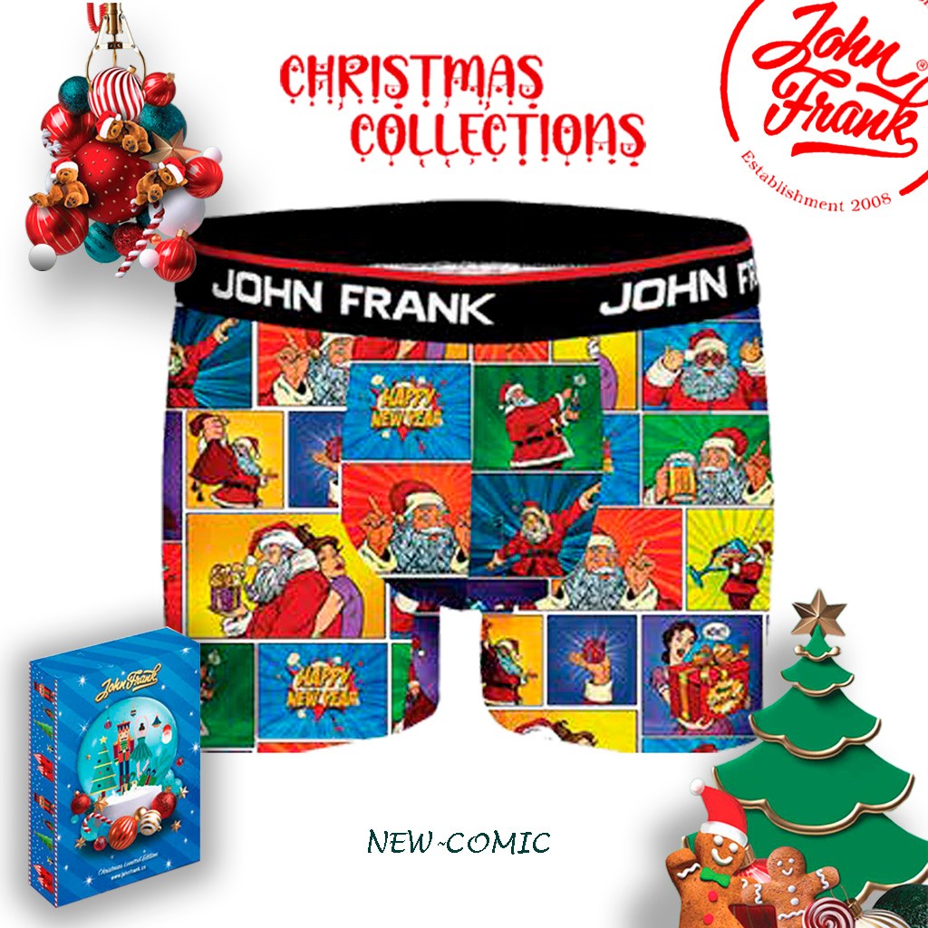 Bóxer Estampado Digital Colección Chistmas John Frank