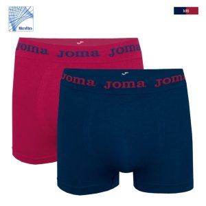 Pack 2 Bóxers sin Costuras Microfibra. Joma JS8002B. Navy/Grana