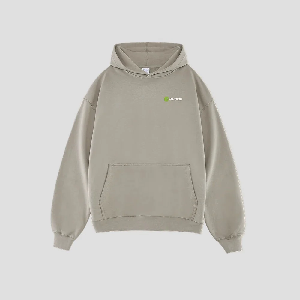 Oversized Heavyweight French Terry Hoodie - Imagen 7