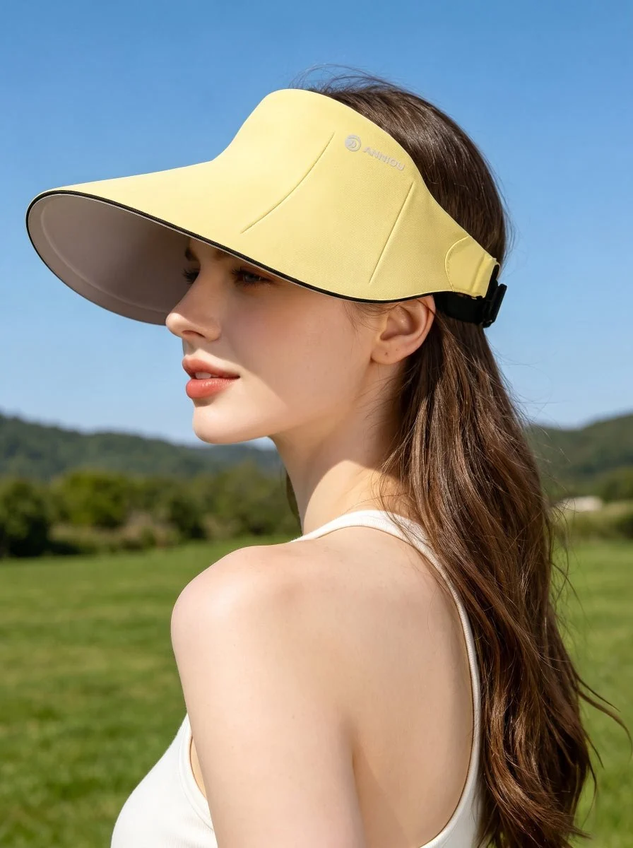 Seamless Foldable Visor Sun Hat UPF50+ - Imagen 9