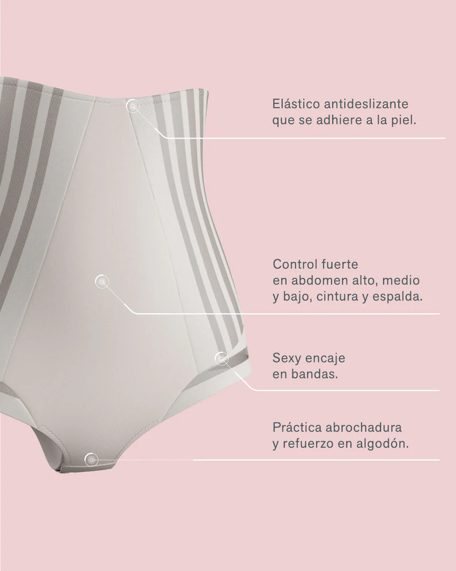 Braga faja pecho libre de control de abdomen invisible en piernas de Leonisa. 012906 - Imagen 4