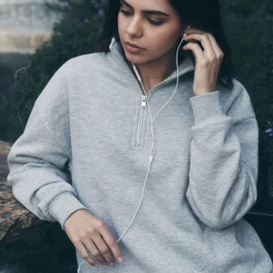 Fleece Lined Quarter Zip Pullover
