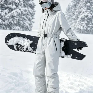 One‑Piece Waterproof Ski Jumpsuit